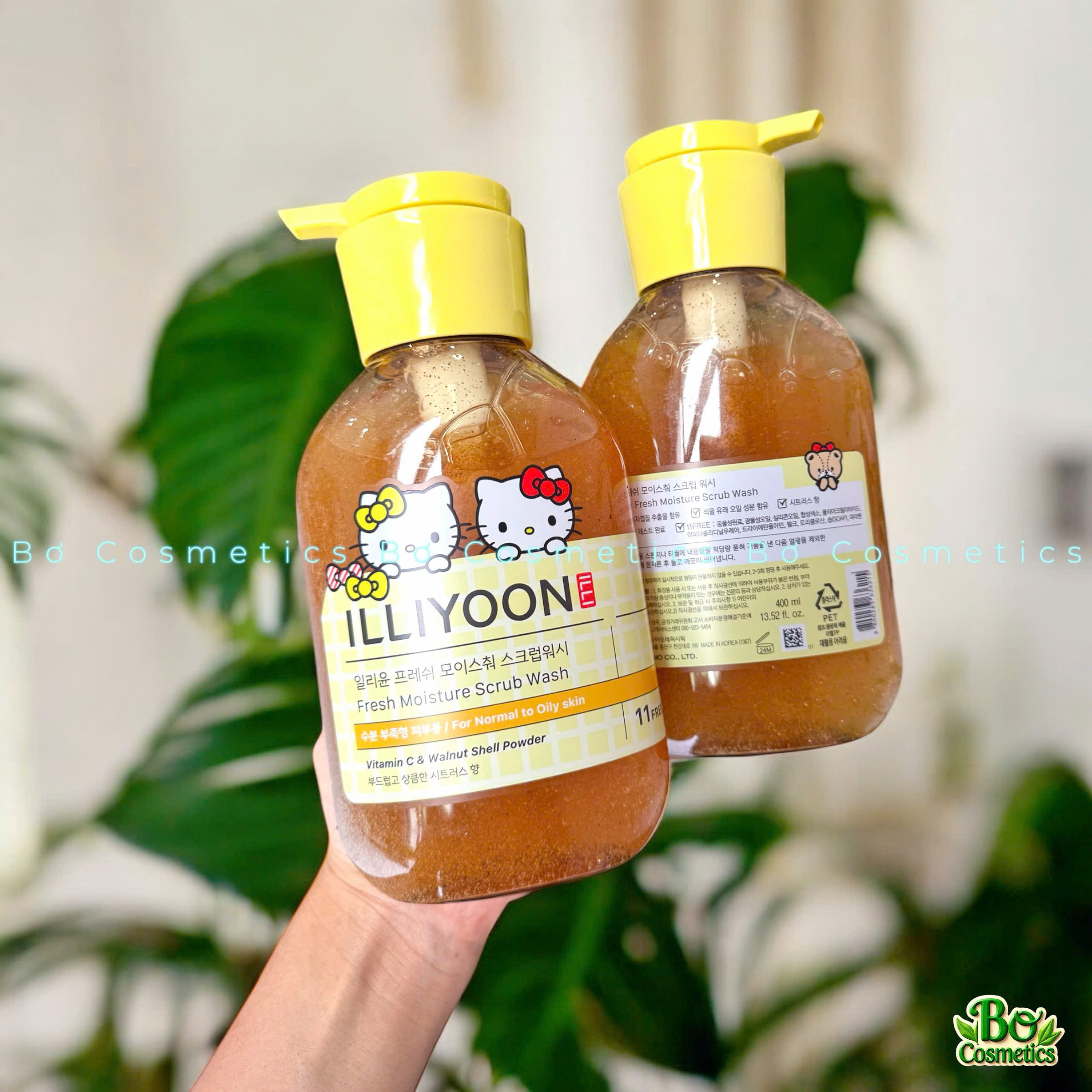 Tẩy Tế Bào Chết ILLIYOON Fresh Moisture Scrub Wash | Hello Kitty