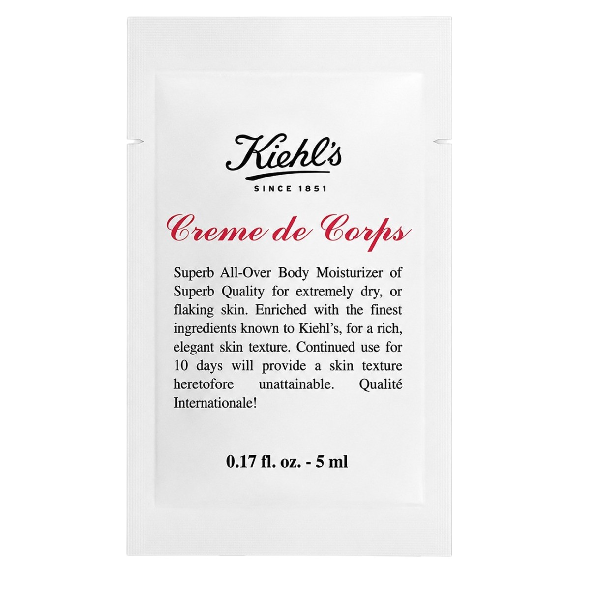 [Sample 5ml] Kem Dưỡng Thể Kiehl's Crème De Corps