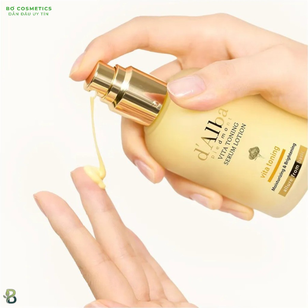 Sữa Dưỡng Trắng Da d'Alba Vita Toning Serum Lotion 100ml