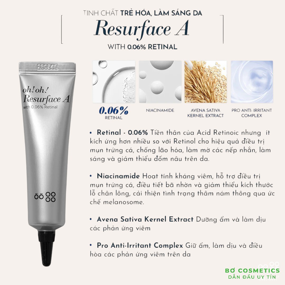 Tinh Chất Trẻ Hóa, Làm Sáng Da Oh!Oh! Resurface A