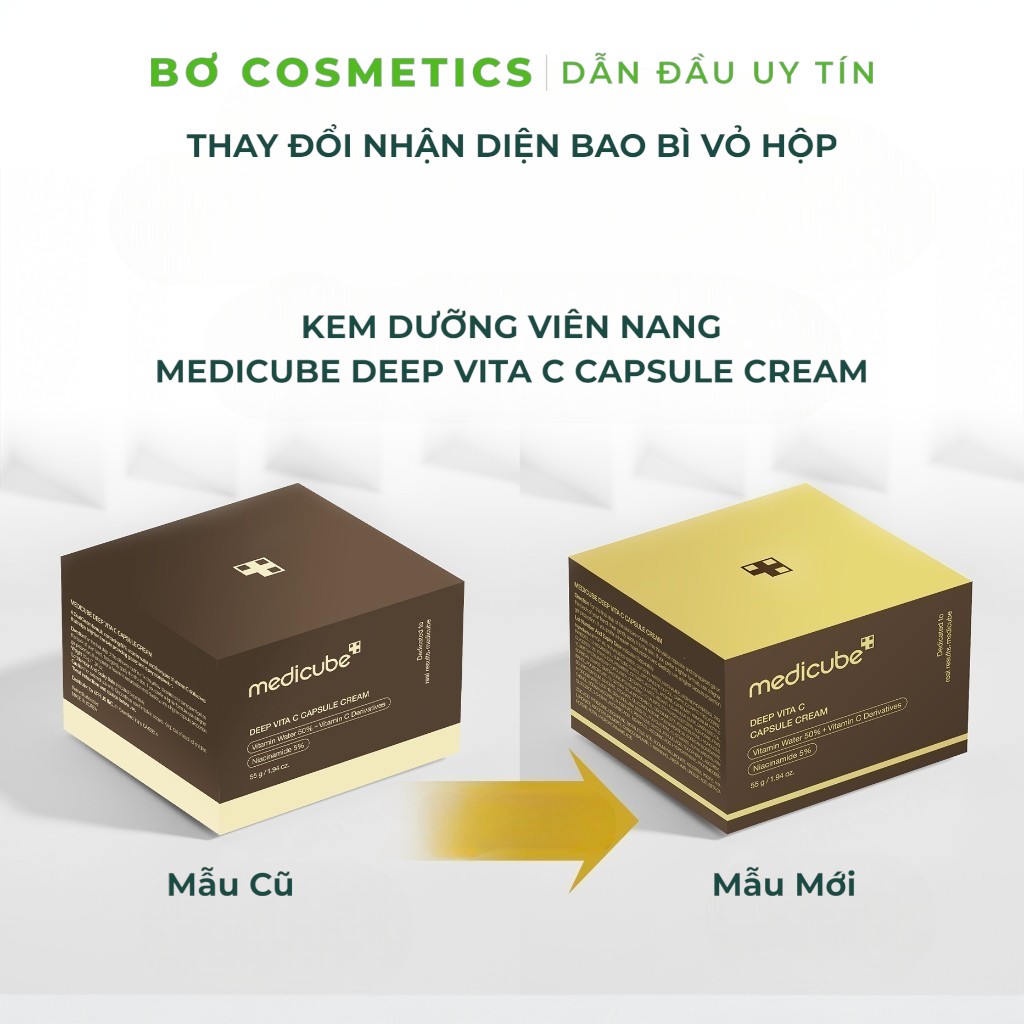 [Mẫu Mới] Kem Dưỡng Medicube Deep Vita C Capsule Cream