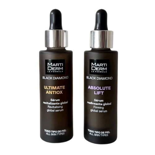 Set Dưỡng Da Martiderm Black Diamond Serum Absolute Lift + Serum Ultimate Antiox