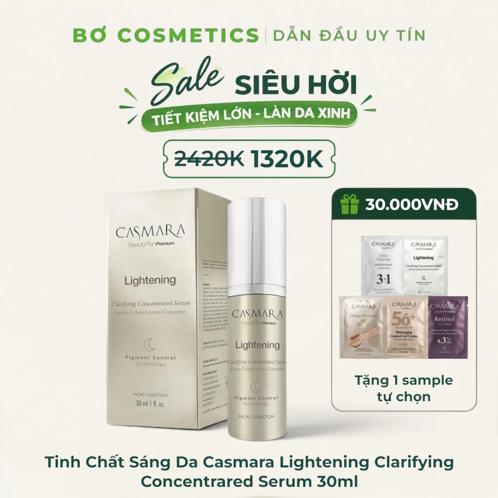 Tinh Chất Sáng Da Casmara Lightening Clarifying Concentrated Serum 30ml