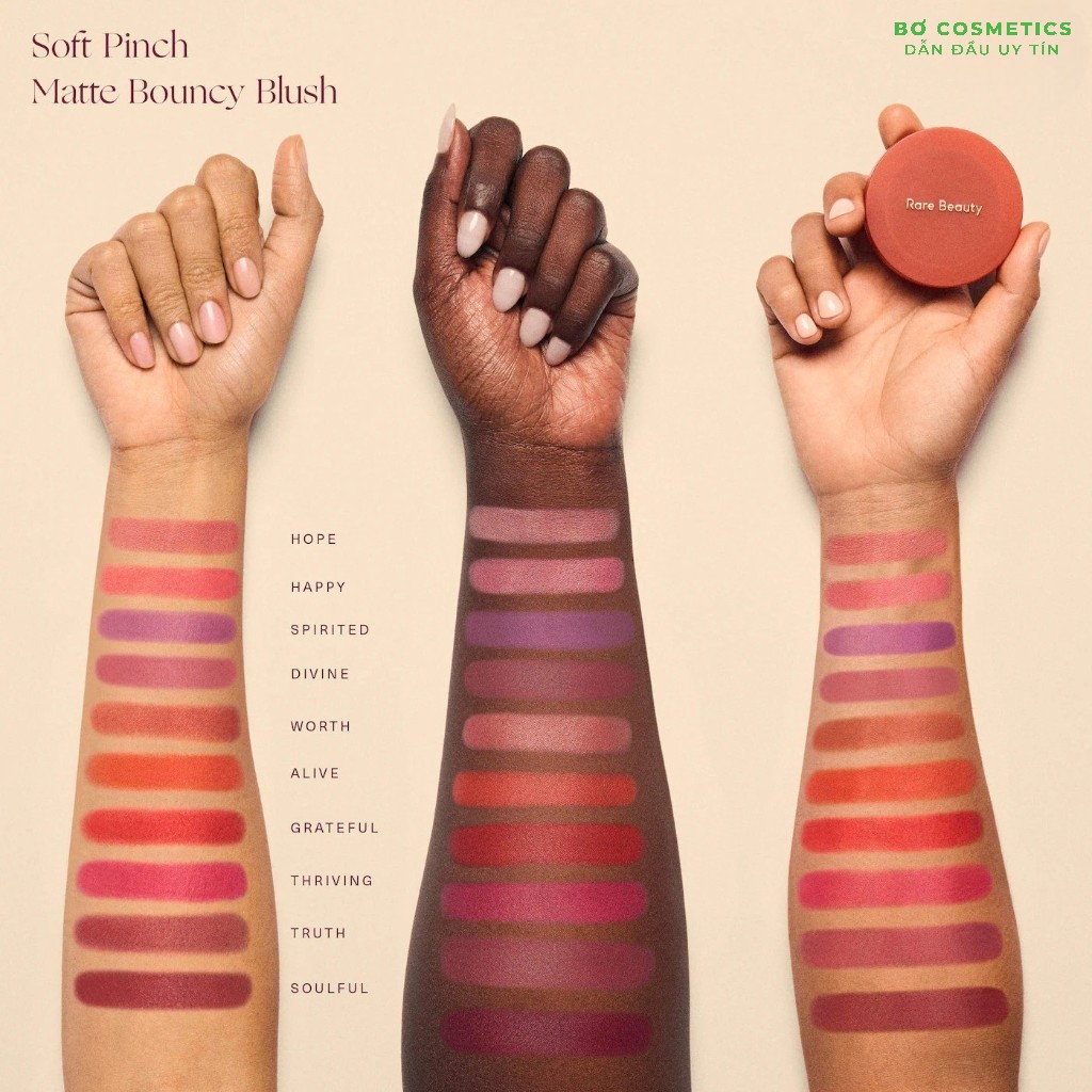 Phấn Má Hồng Rare Beauty Soft Pinch Matte Bouncy Blush