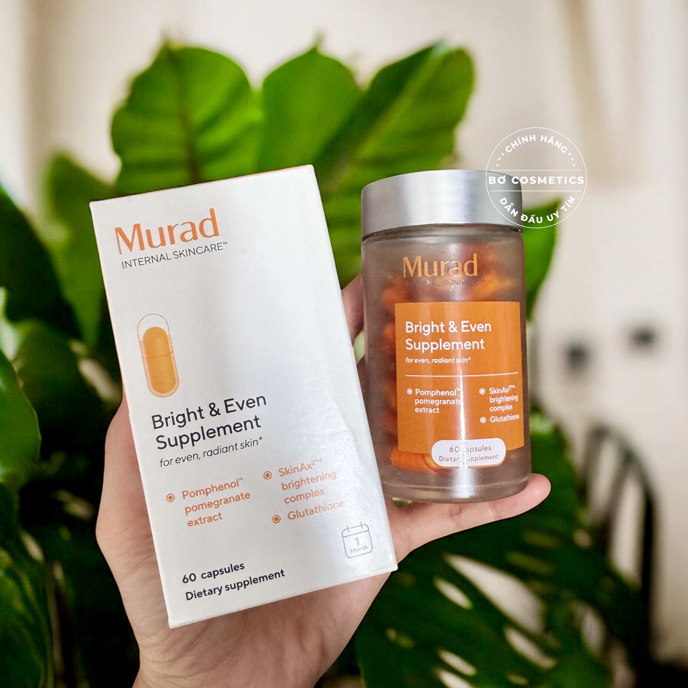 Viên Uống Chống Nắng Murad Bright & Even Supplement