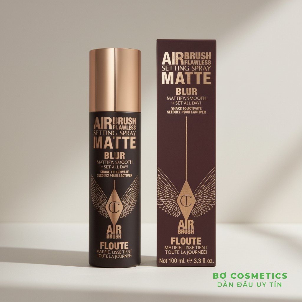 Xịt Khóa Nền Charlotte Tilbury Airbrush Flawless Setting Spray Matte 100ml