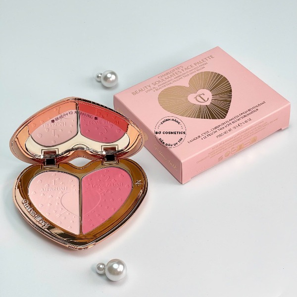 Phấn má Charlotte Tilbury Pillow Talk Beauty Soulmates Face Palette