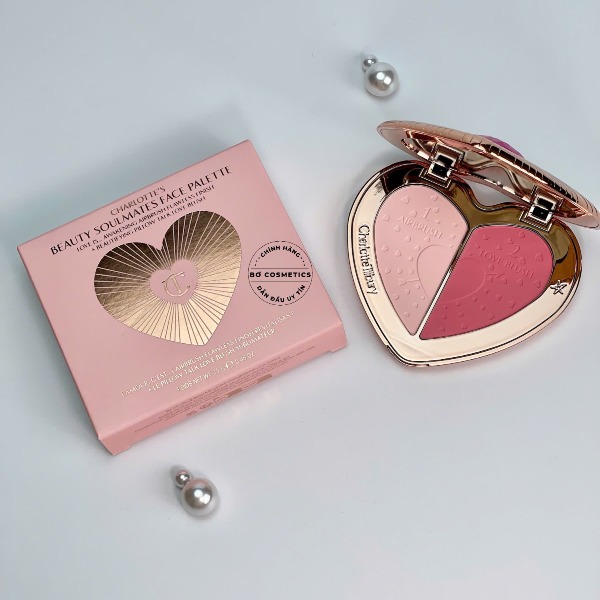 Phấn má Charlotte Tilbury Pillow Talk Beauty Soulmates Face Palette