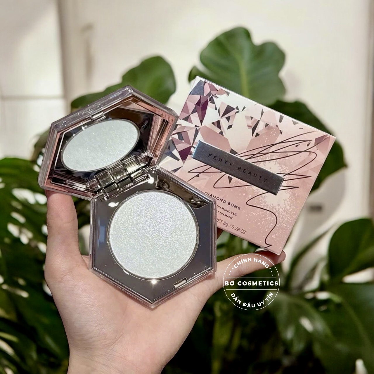 Highlight Fenty Fenty Diamond Lip Gloss Phấn Bắt Sáng Fenty Beauty