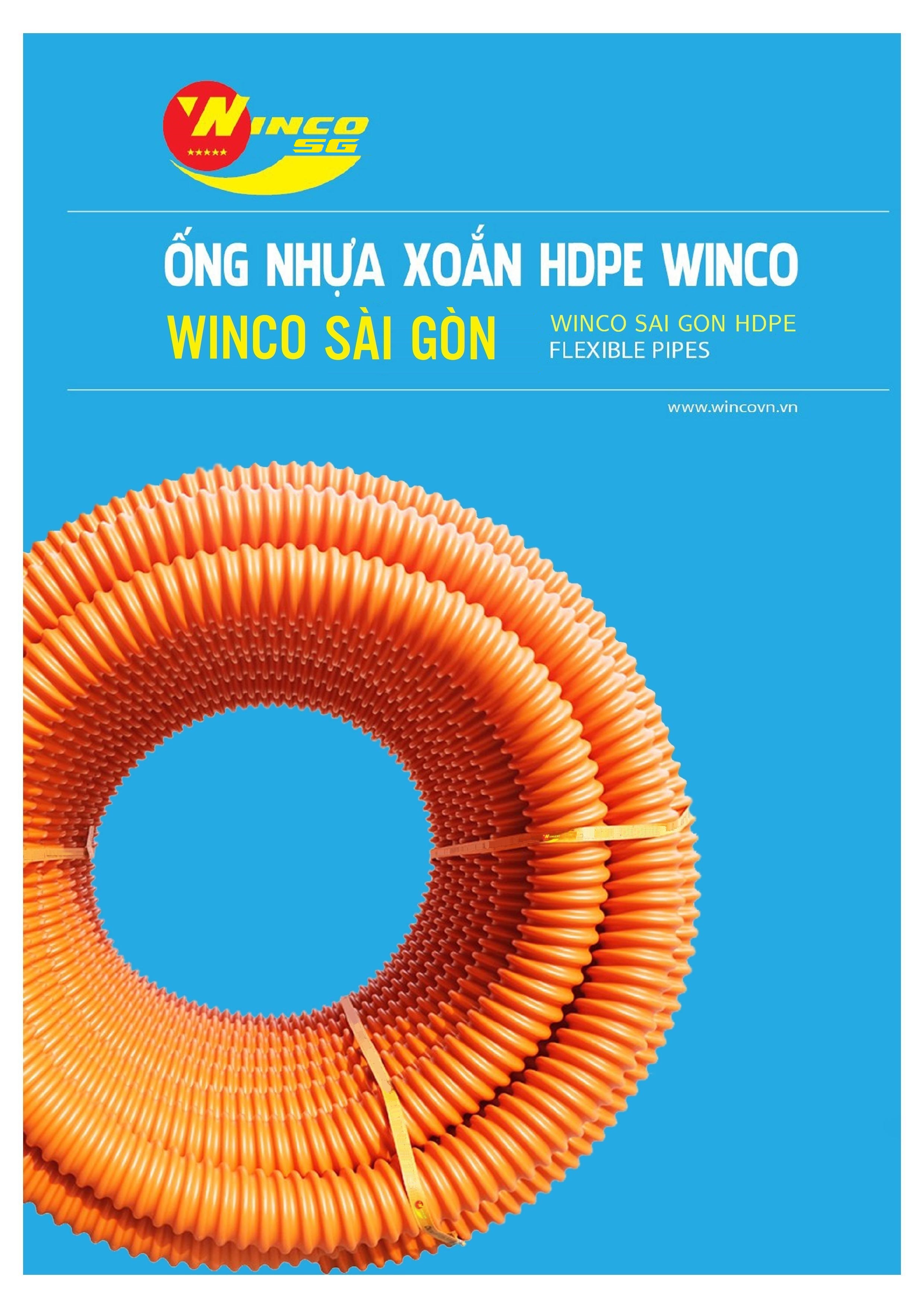 CATALOGE ỐNG NHỰA XOẮN HDPE WINCO
