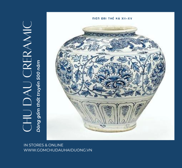 Bình Gốm Chu Đậu Việt Nam từ thế kỷ XV được đấu giá thành công 406.000 EURO