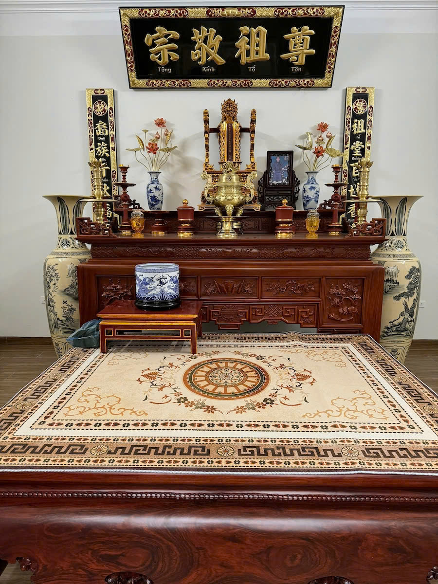 Bàn giao lục bình truyền thống tứ cảnh 1,8m tại Hà Nội