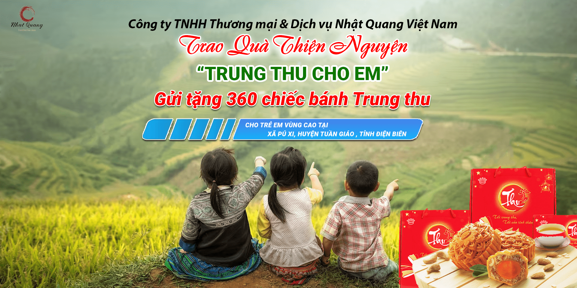 Nhật Quang mang Tết Trung thu đến với trẻ em vùng cao Điện Biên