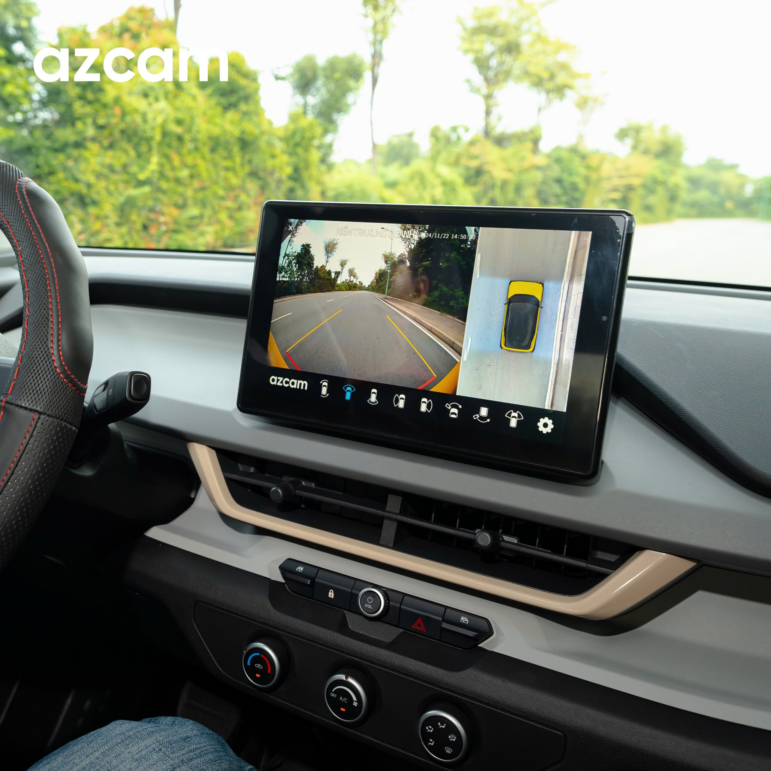 Camera 360 Azcam Vinfast VF3 Tích Hợp Màn Zin Siêu Nét | Azcam.vn
