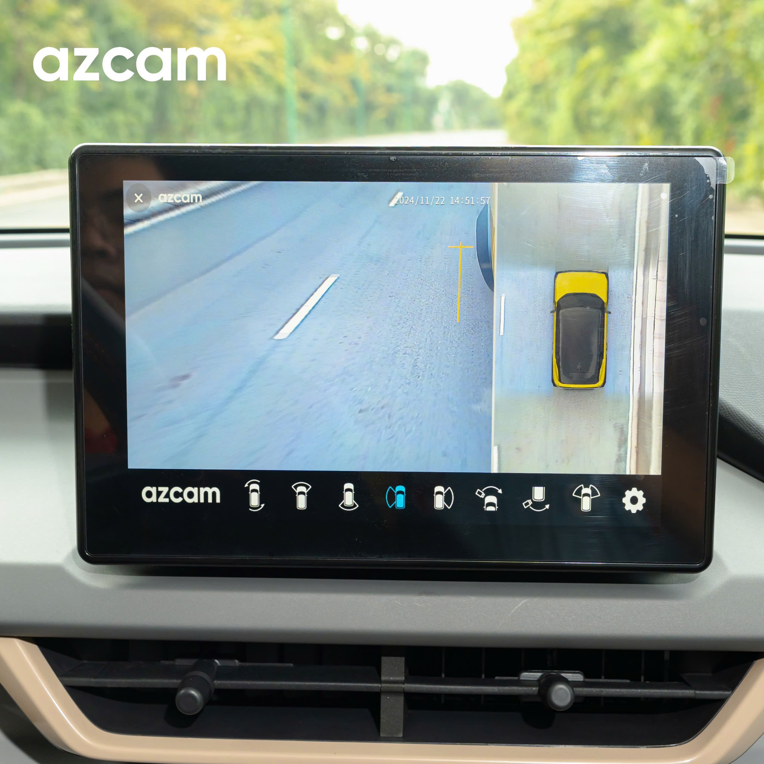 Camera 360 Azcam Vinfast VF3 Tích Hợp Màn Zin Siêu Nét | Azcam.vn