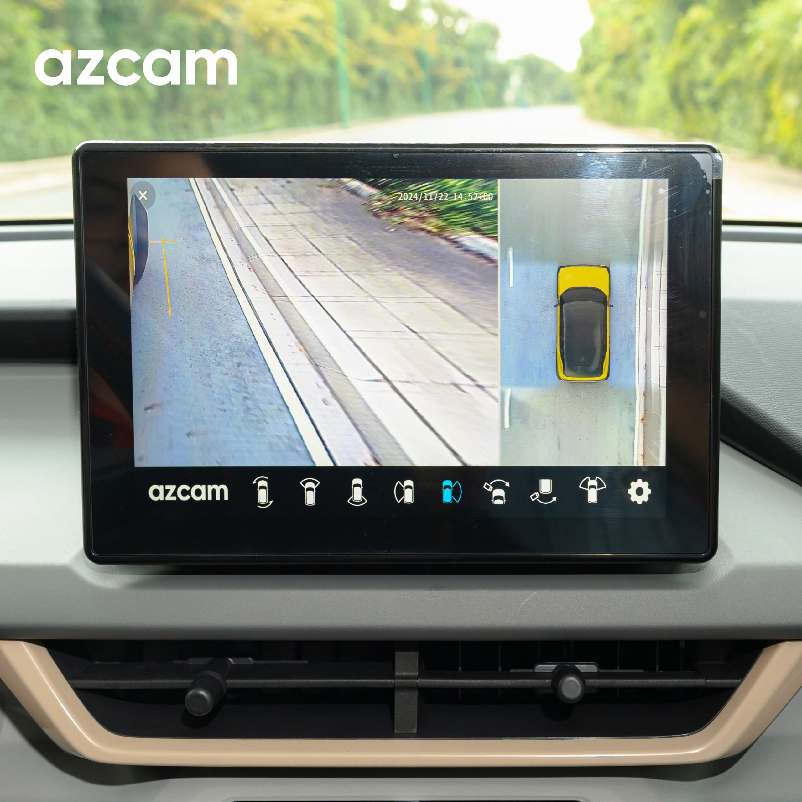 Camera Azp Camera 360 Azcam Vinfast VF3 Tích Hợp Màn Zin Siêu Nét | Azcam.vn
