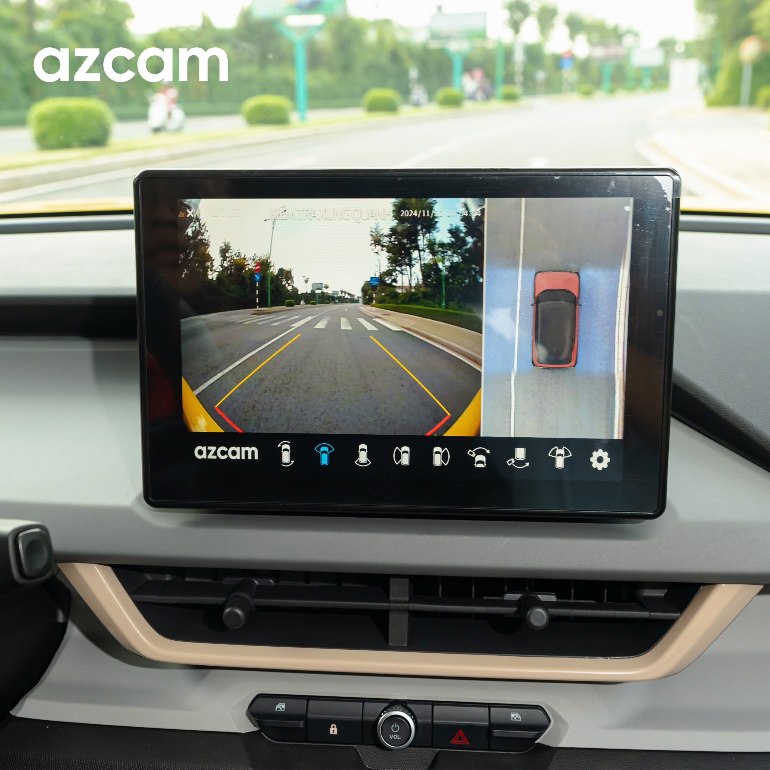 Camera 360 Azcam Vinfast VF3 Tích Hợp Màn Zin Siêu Nét | Azcam.vn