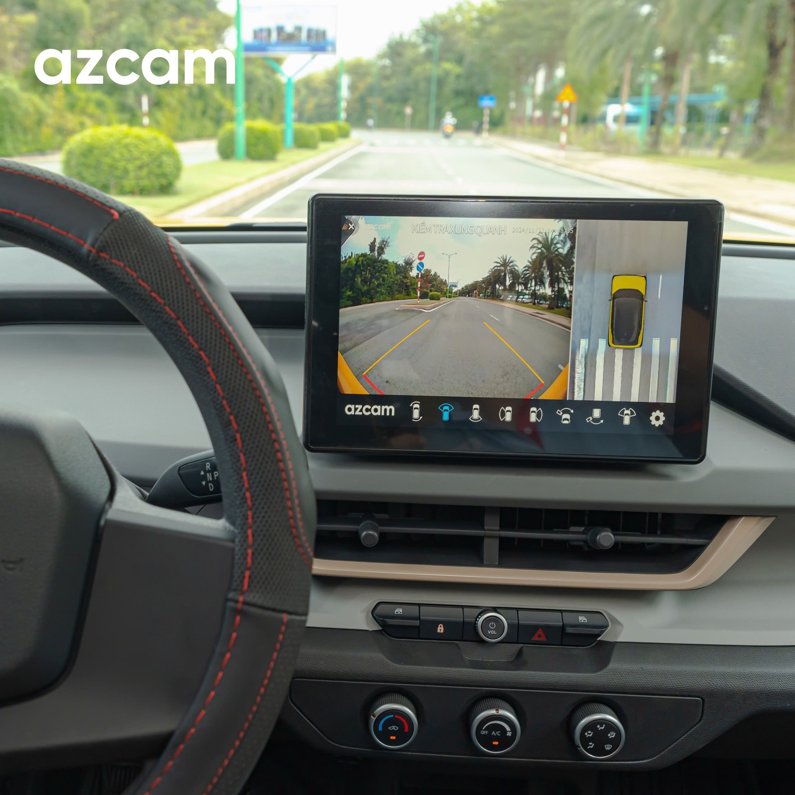 Camera 360 Azcam Vinfast VF3 Tích Hợp Màn Zin Siêu Nét | Azcam.vn