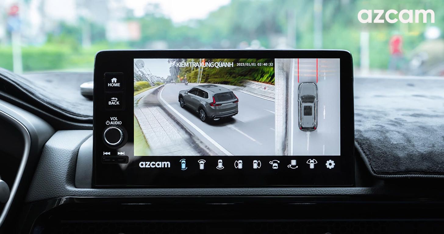 Camera 540 Azcam Honda CRV | Azcam.vn