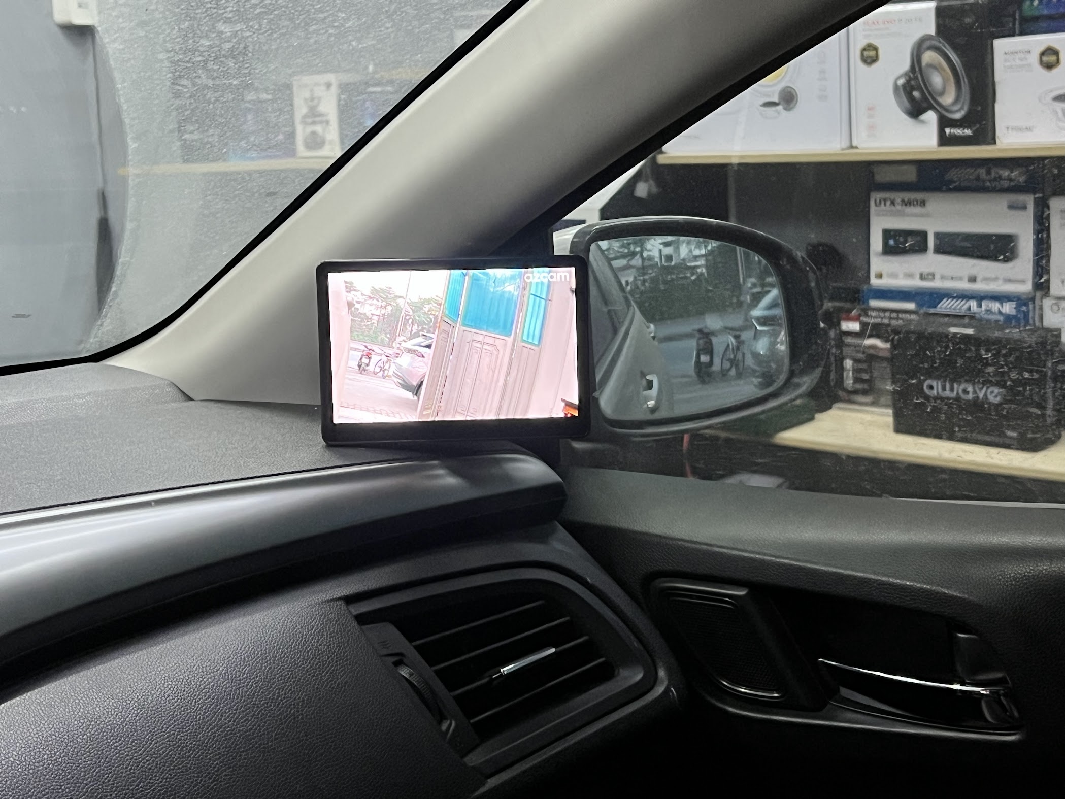 Gương chiếu hậu điện tử Azcam Lanewatch | Azcam.vn