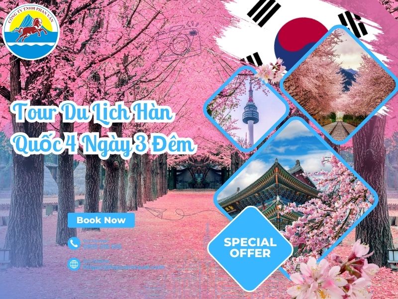 Bảng Giá Tour Du Lịch Hàn Quốc 4 Ngày 3 Đêm từ Đà Nẵng Mới Nhất