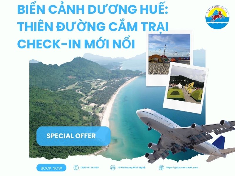 Biển Cảnh Dương Huế: Thiên Đường Cắm Trại Khiến Giới Trẻ Mê Mẩn