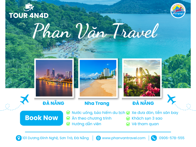 Chinh Phục Biển Đảo Cùng Tour Đà Nẵng - Nha Trang - Đà Nẵng 4N4Đ