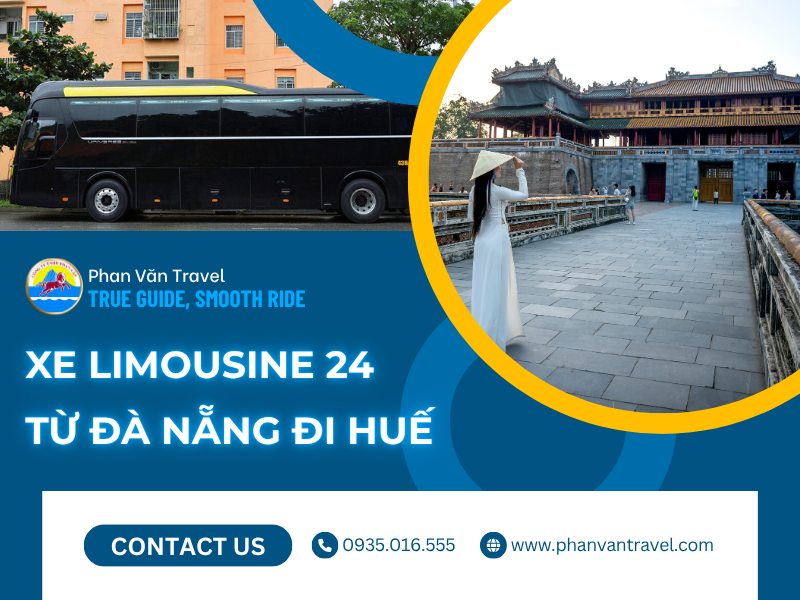 Cho Thuê Xe Limousine 24 Chỗ Đà Nẵng Đi Huế Sang Trọng, Giá Tốt