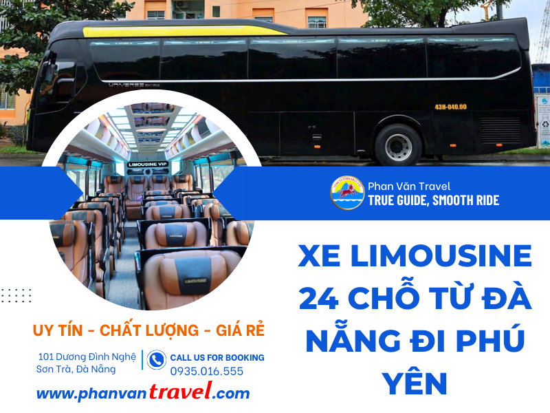 Cho Thuê Xe Limousine 24 Chỗ Đà Nẵng Đi Phú Yên Uy Tín, Giá Rẻ
