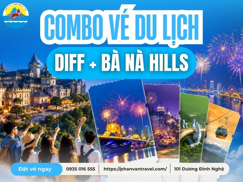 Combo Vé DIFF Bà Nà Hills 2026: Bảng Giá & Kinh Nghiệm Đặt Vé