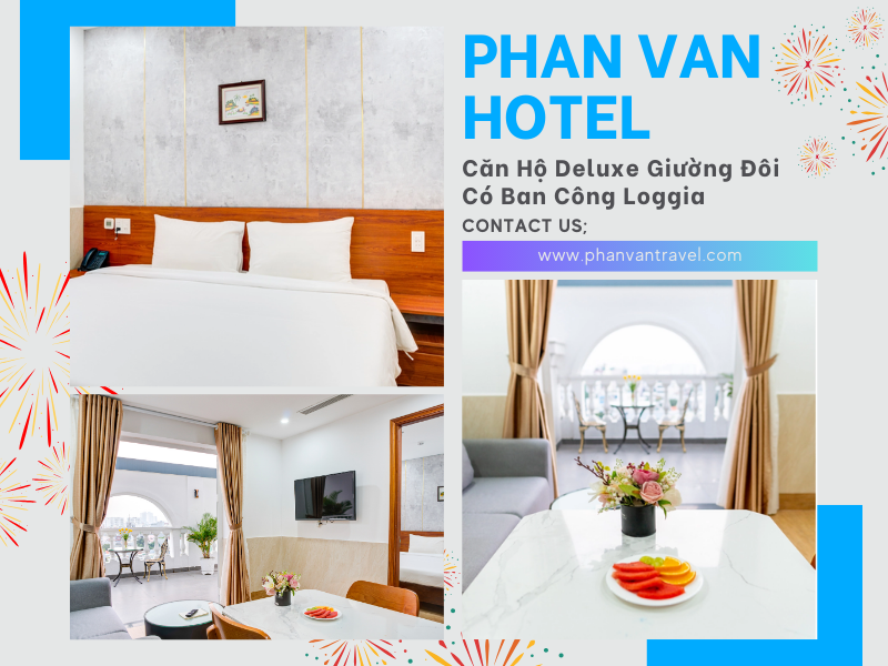 Đặt Căn Hộ Deluxe Giường Đôi Có Ban Công Loggia View Pháo Hoa Tuyệt Đẹp