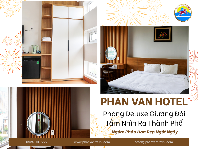 Đặt Phòng Deluxe Giường Đôi Tầm Nhìn Ra Thành Phố Ngắm Pháo Hoa Đẹp Ngất Ngây