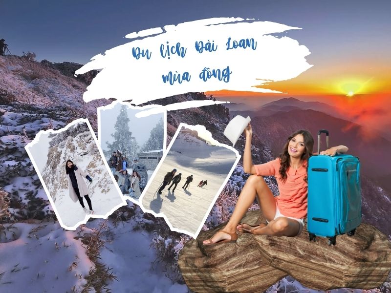 Du Lịch Đài Loan Mùa Đông - Cảnh Tuyết Phủ Trắng Trời Cực Chill