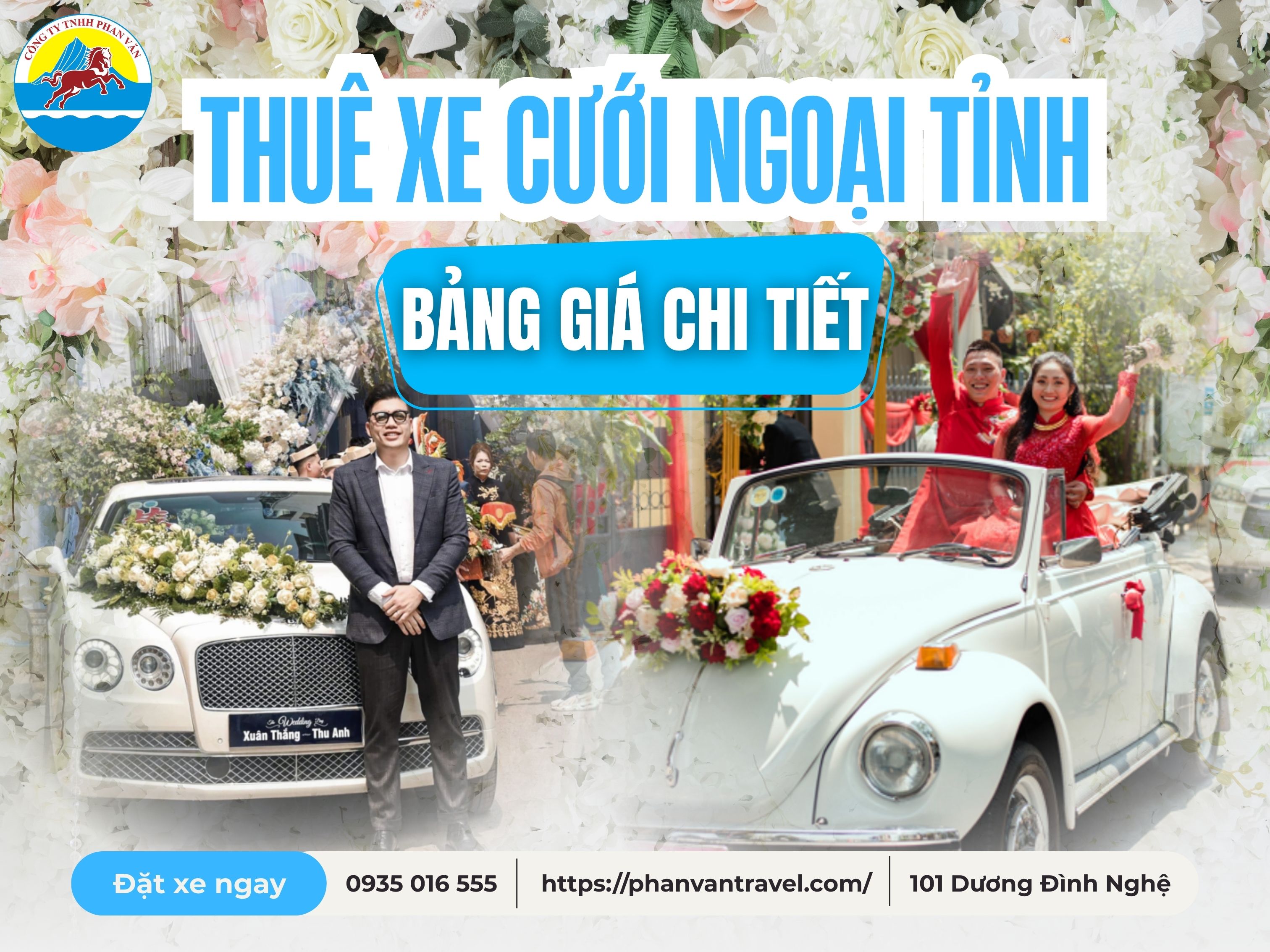 Săn Ngay Giá Thuê Xe Cưới Đi Ngoại Tỉnh Tại Đà Nẵng Cực Tốt
