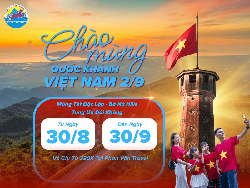 Bà Nà Hills Ưu Đãi Quốc Khánh 2/9 Cho Khách Việt Giá Chỉ Từ 330K