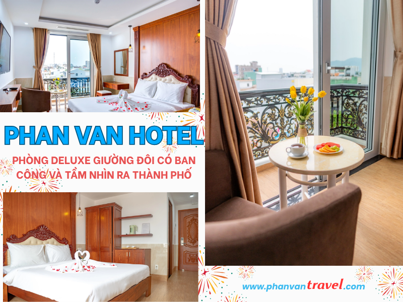 Phòng Deluxe Giường Đôi Có Ban Công Và Tầm Nhìn Ra Thành Phố - Vị Trí Vàng Ngắm Pháo Hoa Tuyệt Đẹp