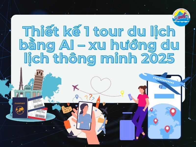 Thiết kế 1 tour du lịch bằng AI – xu hướng du lịch thông minh 2025