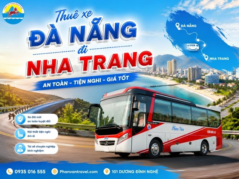 Thuê Xe Đà Nẵng Đi Nha Trang Giá Tốt, Đón Tận Nơi 2026