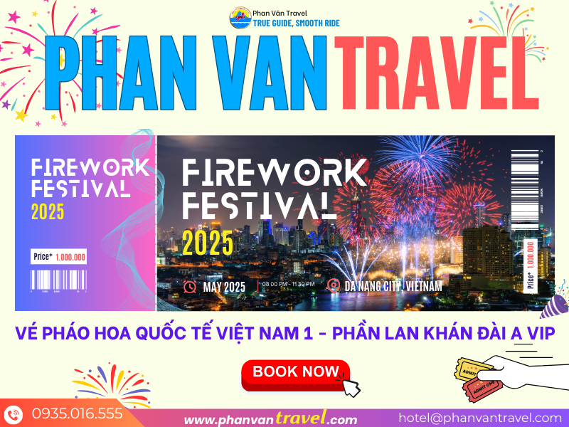 Vé Pháo Hoa Quốc Tế Việt Nam 1 - Phần Lan Khán Đài A VIP