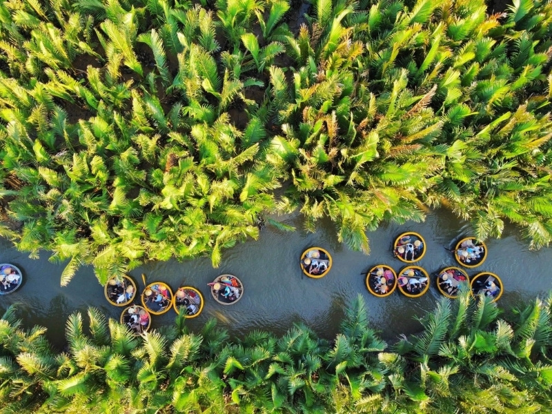 Vé tham quan Rừng Dừa Bảy Mẫu - Chèo thuyền thúng và trải nghiệm văn hóa làng chài