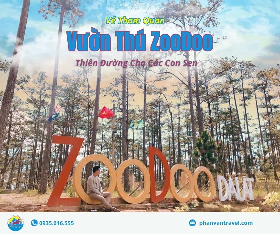 Vé Tham Quan Vườn Thú Zoodoo: Thiên Đường Cho Các Con Sen