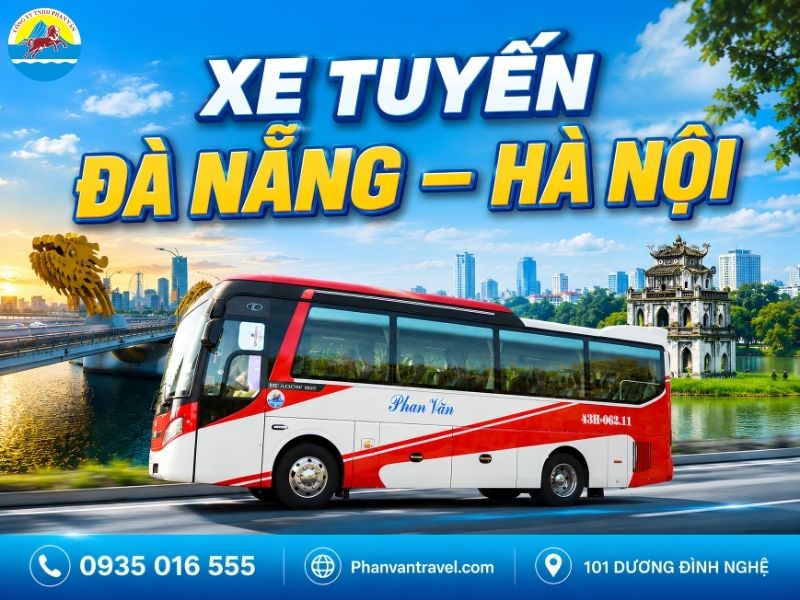Xe Tuyến Đà Nẵng Hà Nội 2026: Lịch Trình, Giá Vé Mới Nhất
