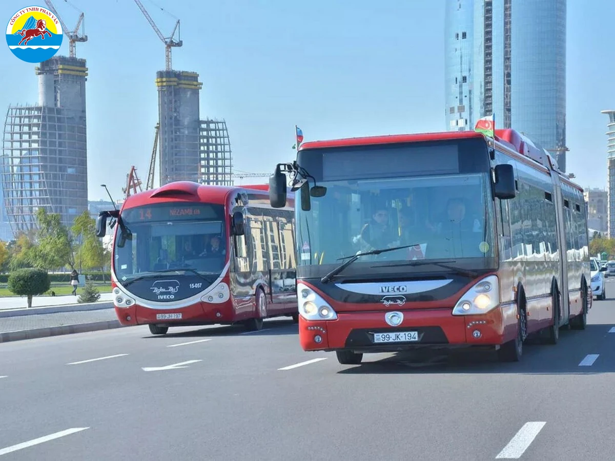 Xe buýt đường dài (Marshrutkas) Azerbaijan​