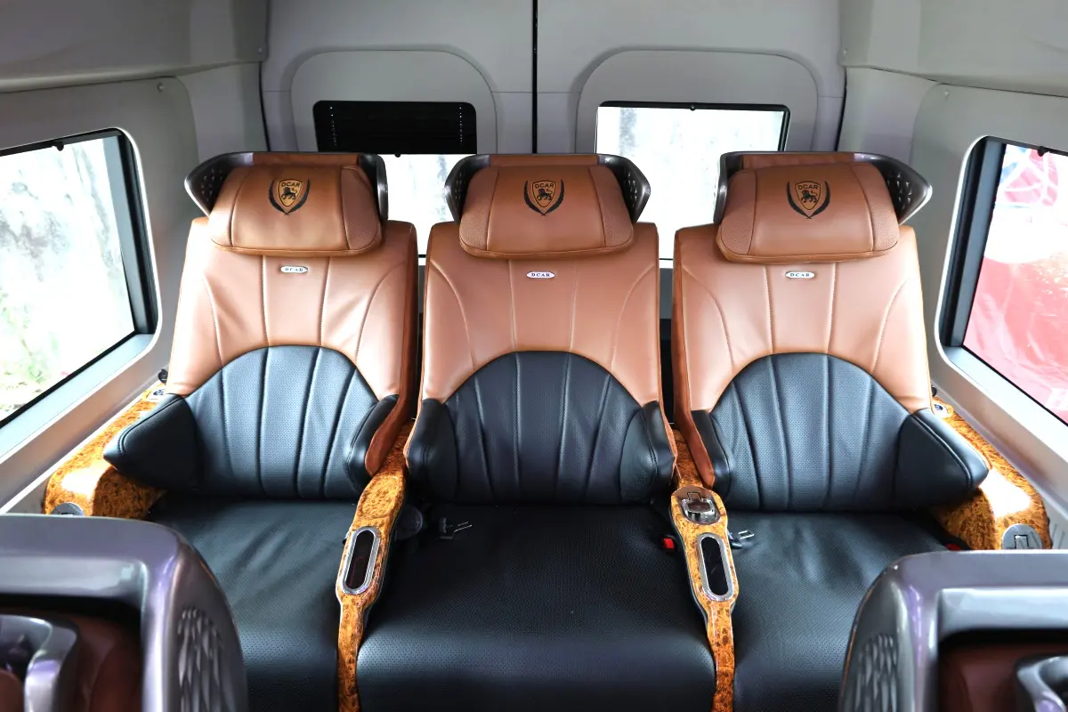 Bên trong nội thất của xe dcar limousine 9 chỗ