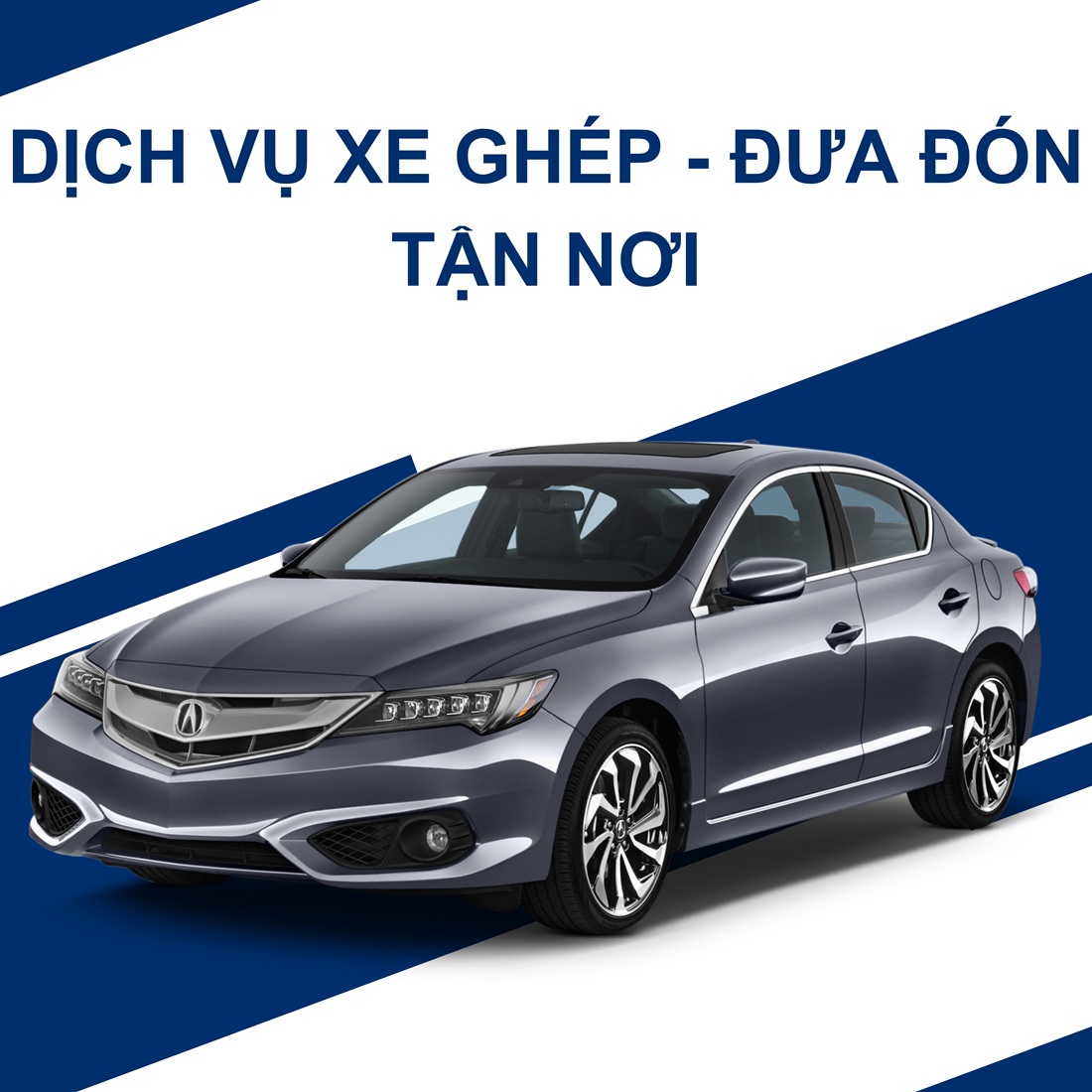 Dịch vụ xe ghép - Đưa đón tận nơi
