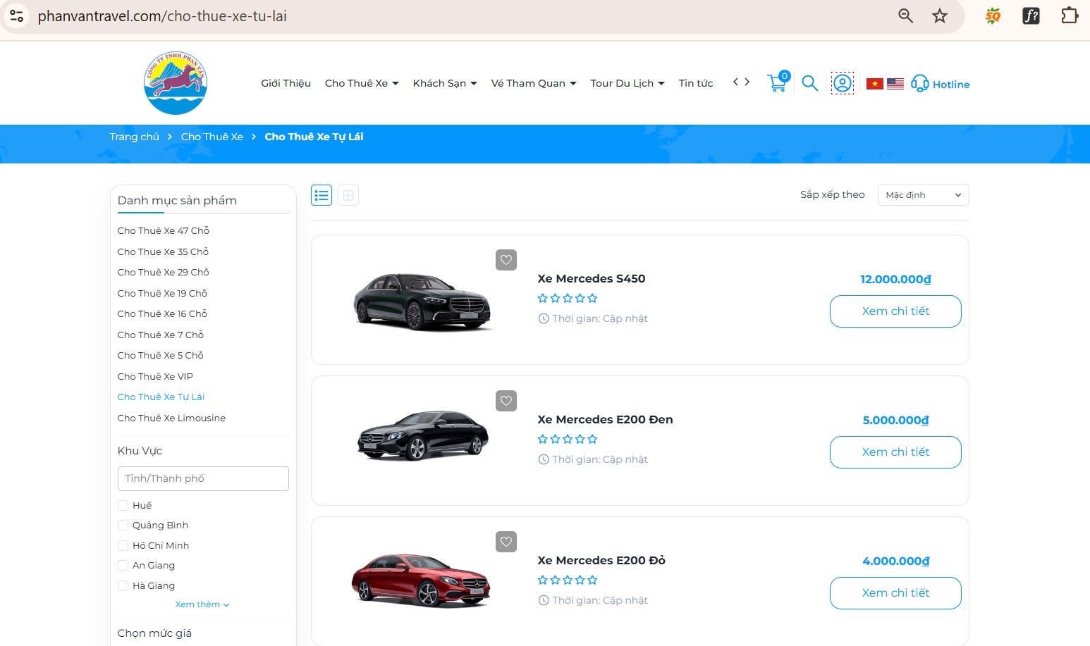 Cần so sánh giá trước khi thuê xe