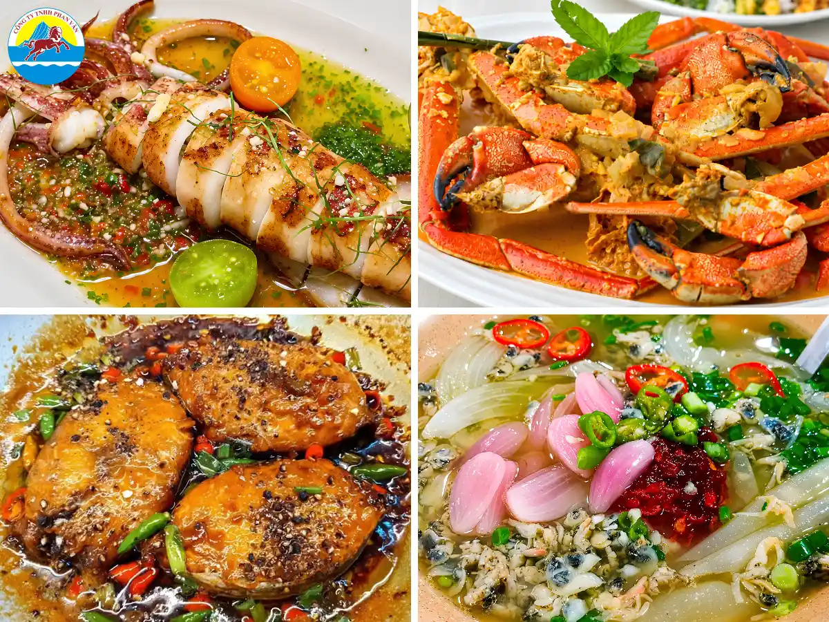 Các món ăn hấp dẫn tại biển Cửa Việt