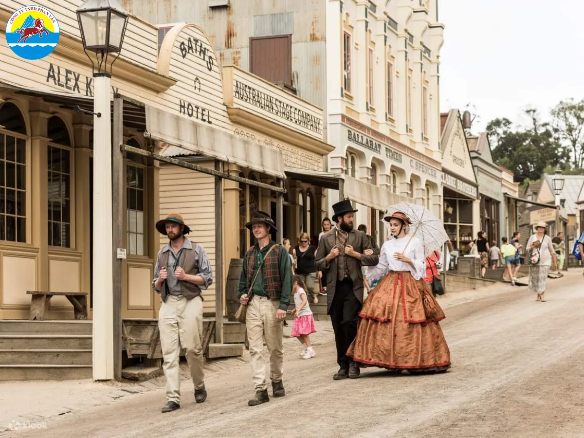 Thị trấn vàng Ballarat và Sovereign Hill