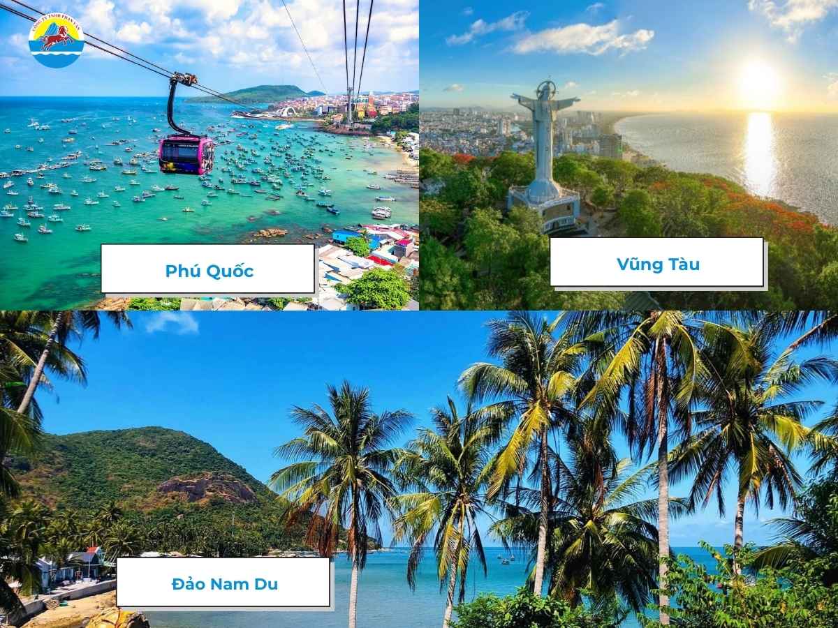 Các điểm đến dành cho du lịch biển miền Nam