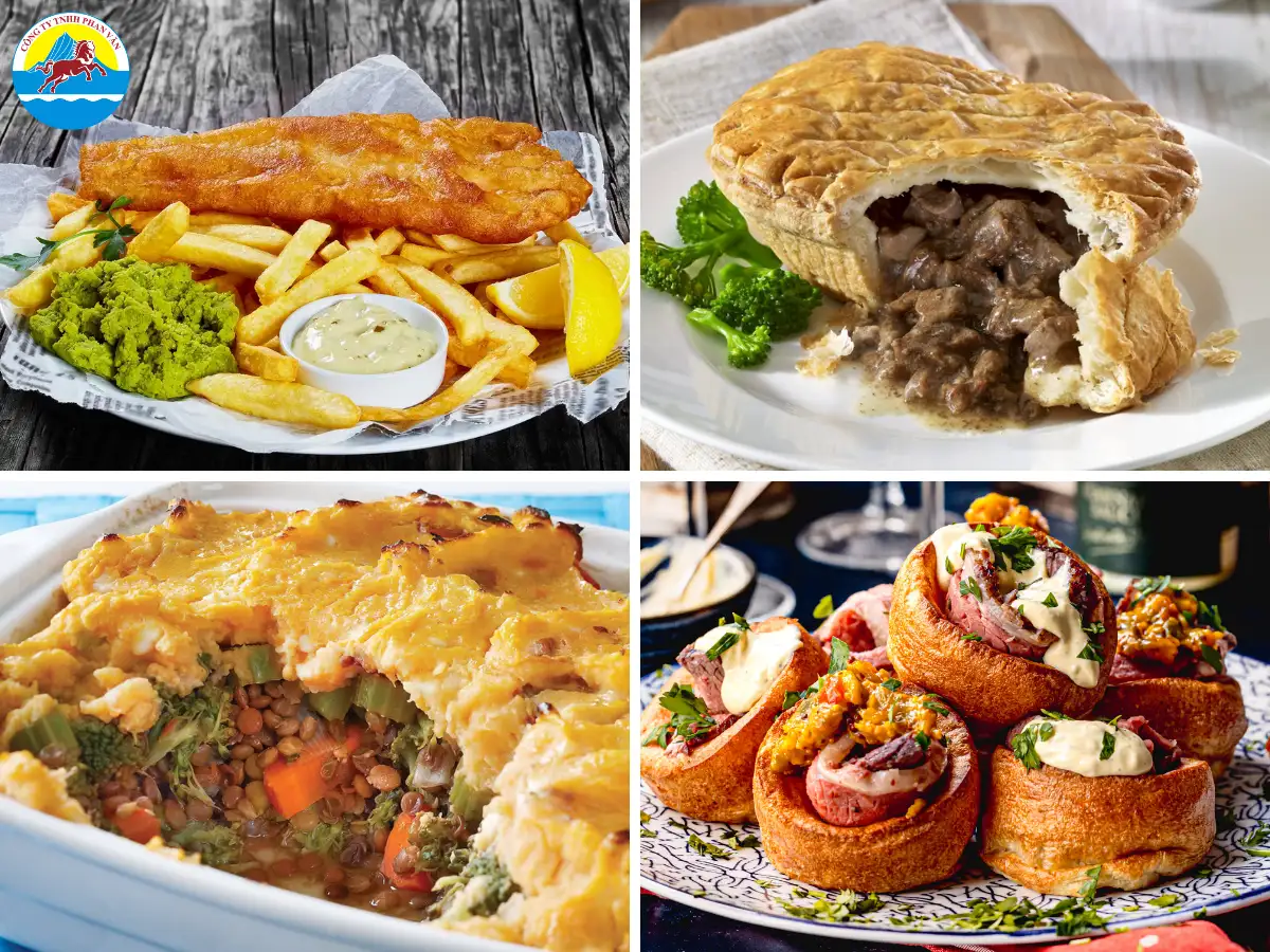 Ẩm thực Anh Quốc là sự kết hợp độc đáo